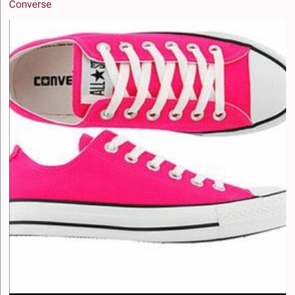 hot pink converse shoes